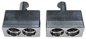Sky High Car Audio Dual 1/0 AWG to Single 1/0 Amp Input Reducers (Pair) Sky High Car Audio