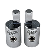 Sky High Car Audio 1/0 to 4 Gauge Amp Input Reducers (Pair) Sky High Car Audio