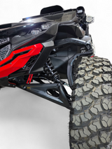 2024+ Can Am Maverick R Billet Tie Rods Anodized Black www.elektricoffroad.com