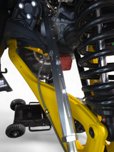 2024+ Can Am Maverick R Billet Tie Rods Anodized Clear www.elektricoffroad.com