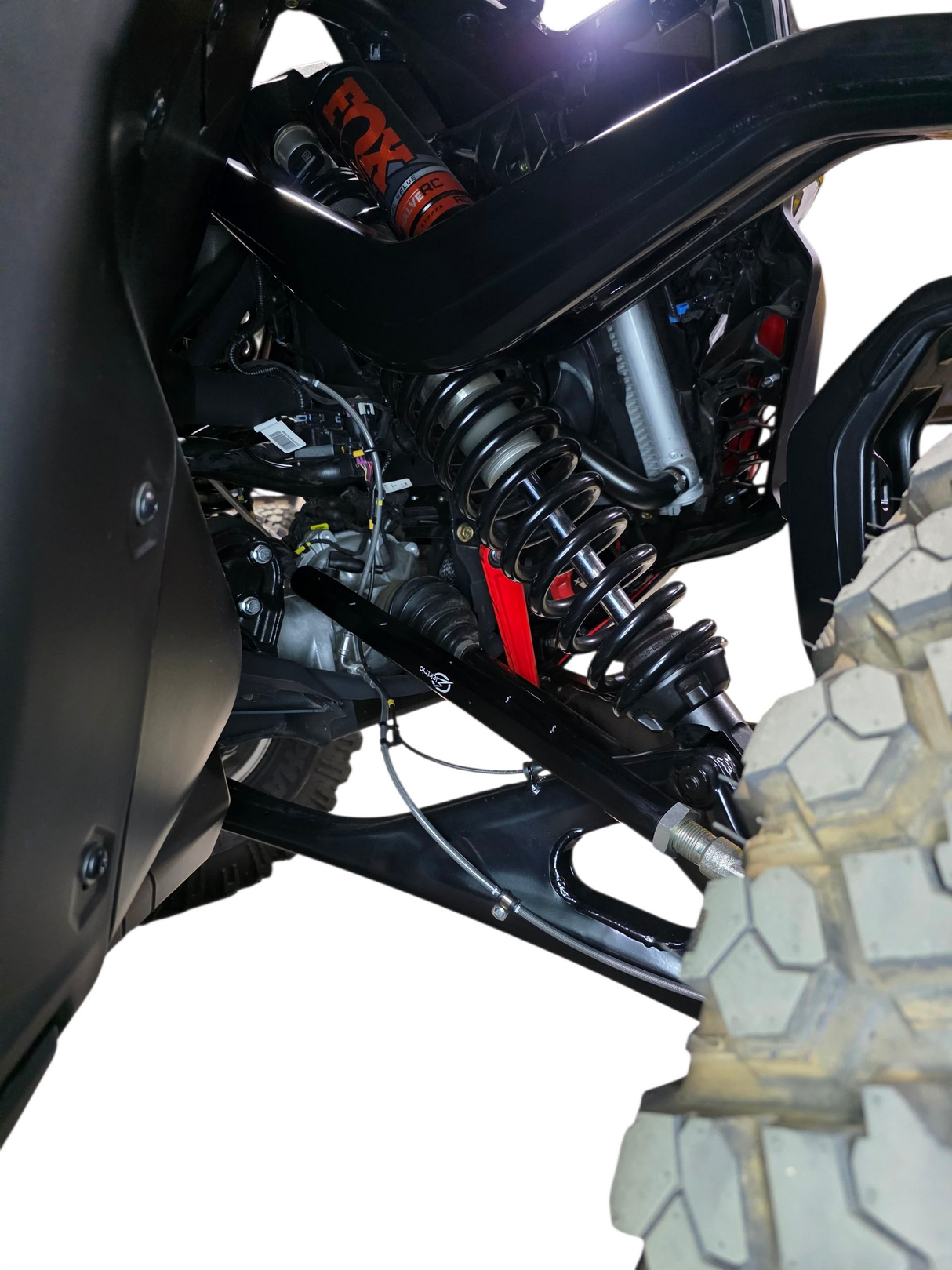 2024+ Can Am Maverick R Billet Tie Rods Anodized Black www.elektricoffroad.com