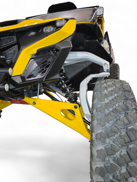 2024+ Can Am Maverick R Billet Tie Rods Anodized Clear www.elektricoffroad.com