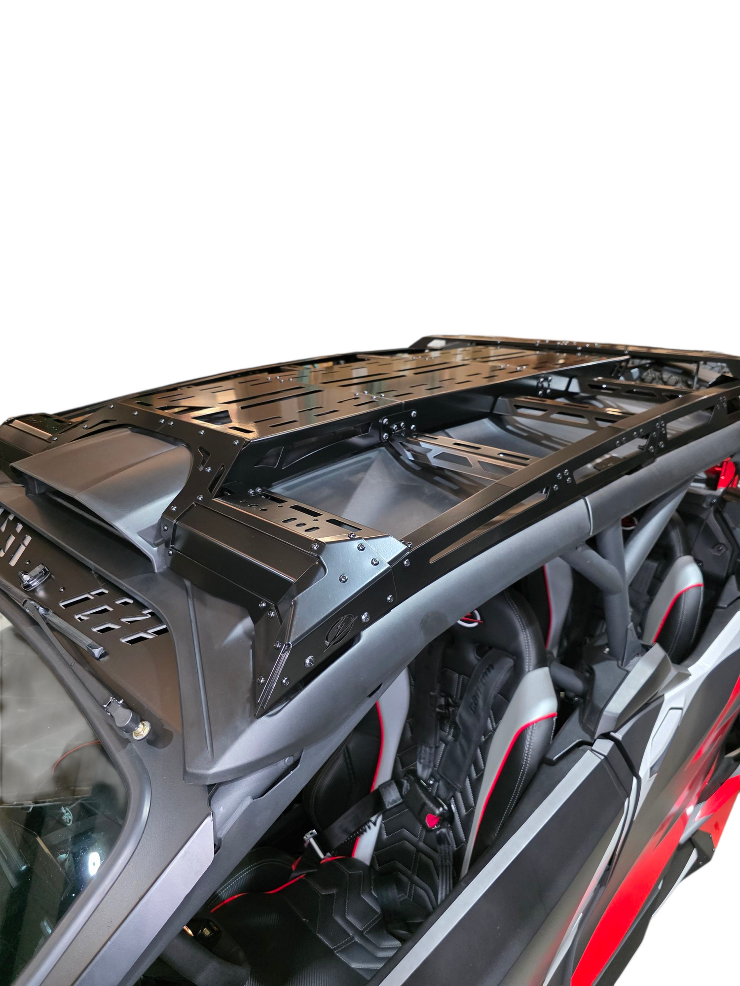 2024+ Can Am Maverick R Max Roof Rack (Works with Can-am Hood Scoop) www.elektricoffroad.com