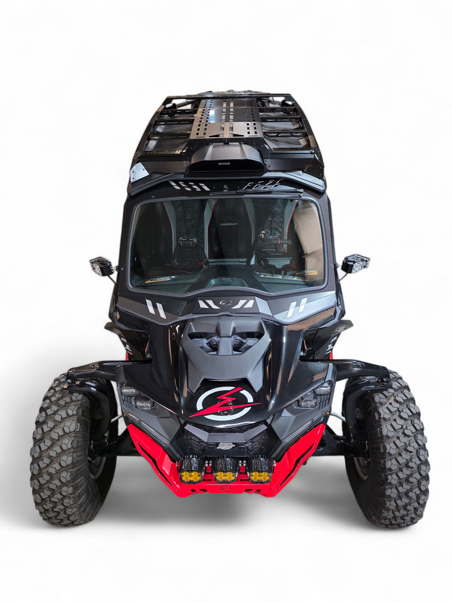 2024+ Can Am Maverick R Max Roof Rack (Works with Can-am Hood Scoop) www.elektricoffroad.com