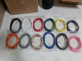 TXL 18 AWG Automotive Wire Pure Copper Made in USA - CHOOSE YOUR COLOR - SOLD PER FT AC/DC WIRE AND SUPPLY