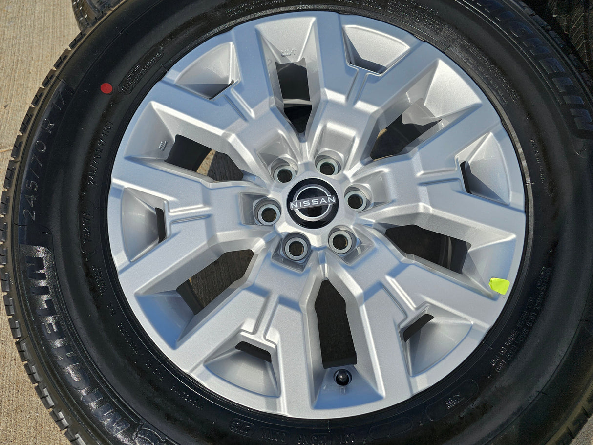 17" Nissan Frontier OEM Desert Runner 62832 wheels rims 2025 2026 NEW MICHELIN Texas Truck Tire