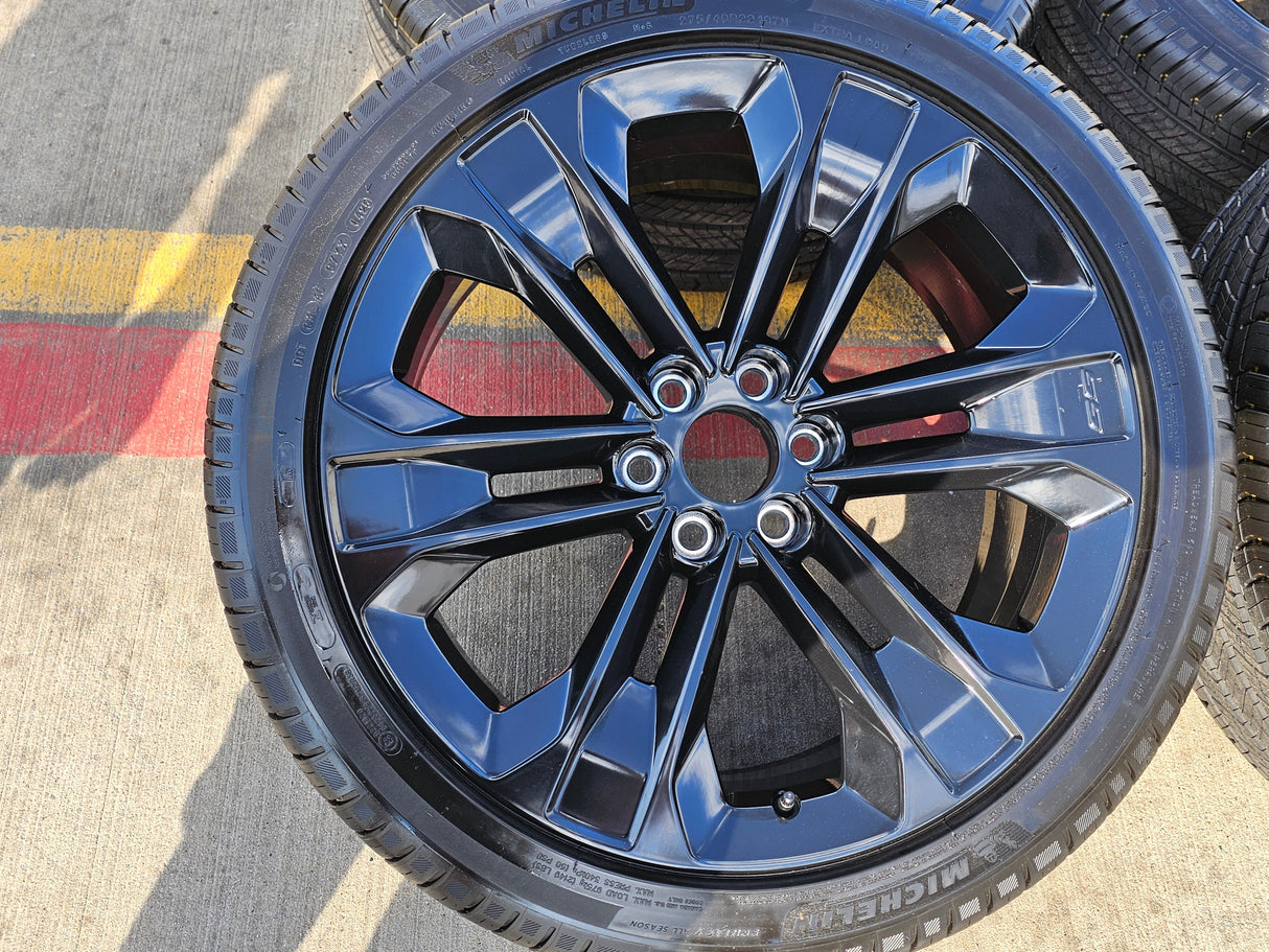 22" Chevy Blazer SS EV OEM wheels rims 2024 2025 2026 NEW MICHELIN Texas Truck Tire