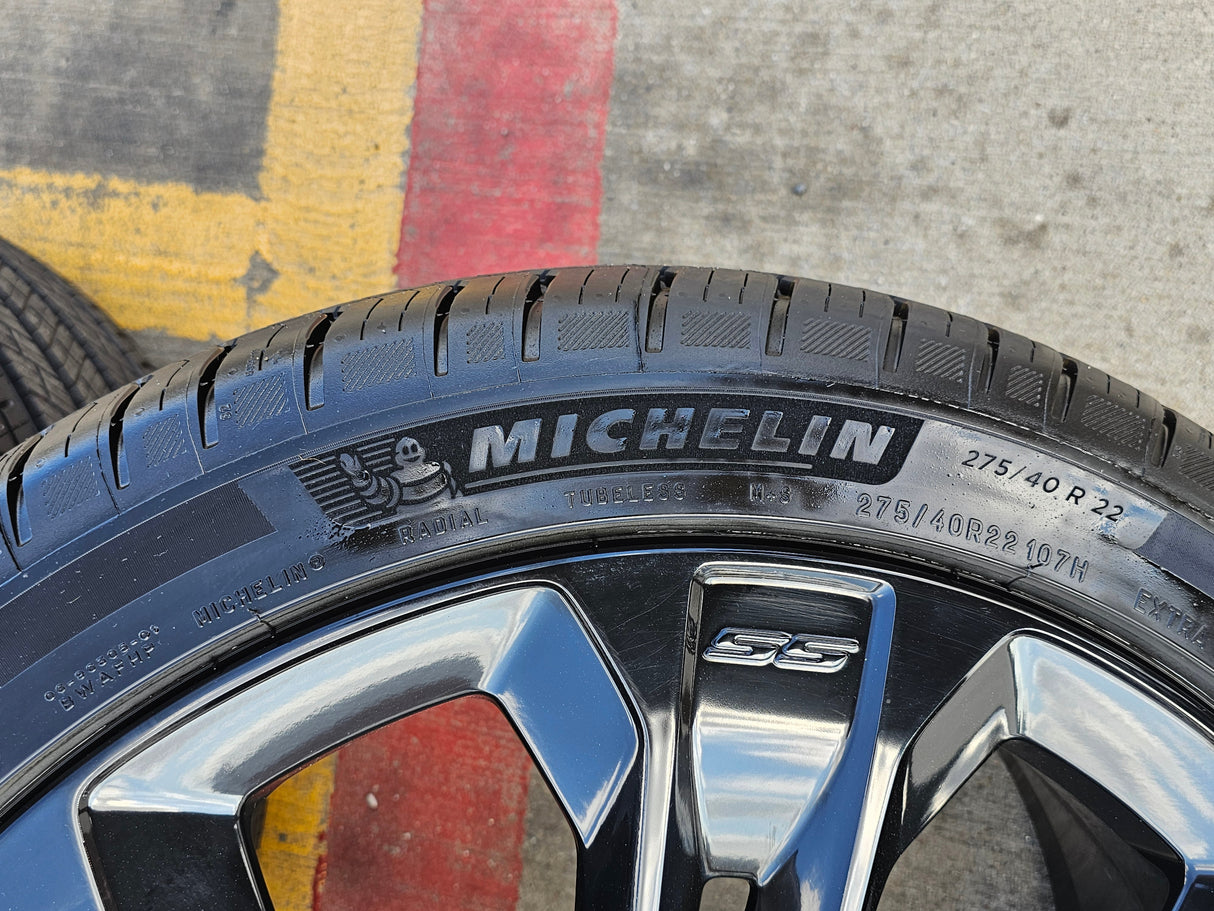 22" Chevy Blazer SS EV OEM wheels rims 2024 2025 2026 NEW MICHELIN Texas Truck Tire