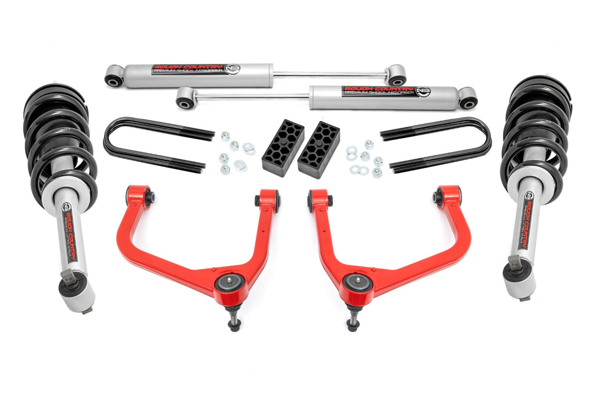 Rough Country 3.5 Inch Suspension Lift Kit Chevy Silverado 1500