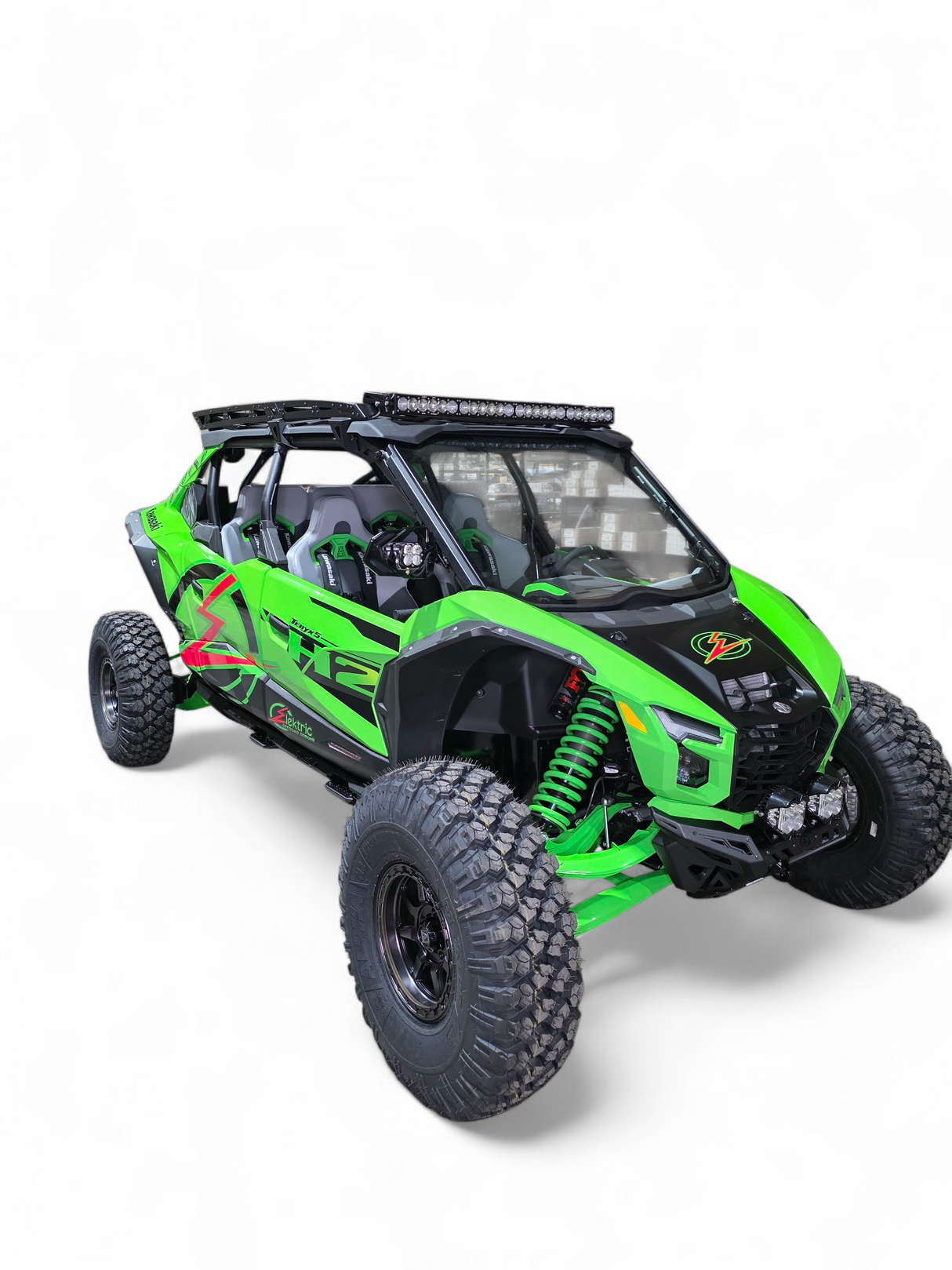 2026+ Kawasaki Teryx H2 Volt Front Winch Bumper www.elektricoffroad.com