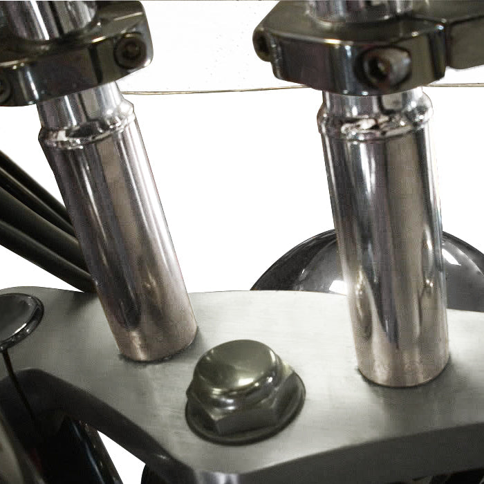 1995-2006 Kawasaki Vulcan 800 Silver Handlebar Risers