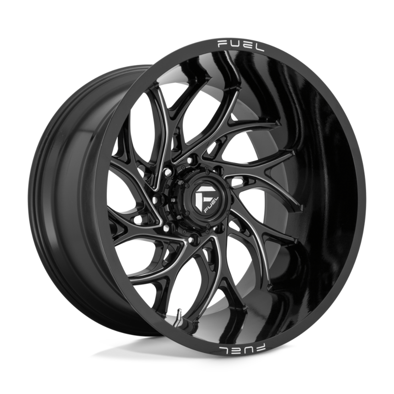 Fuel Runner Rims D741 20X7 4X137 GL-BLK-MIL 13MM
