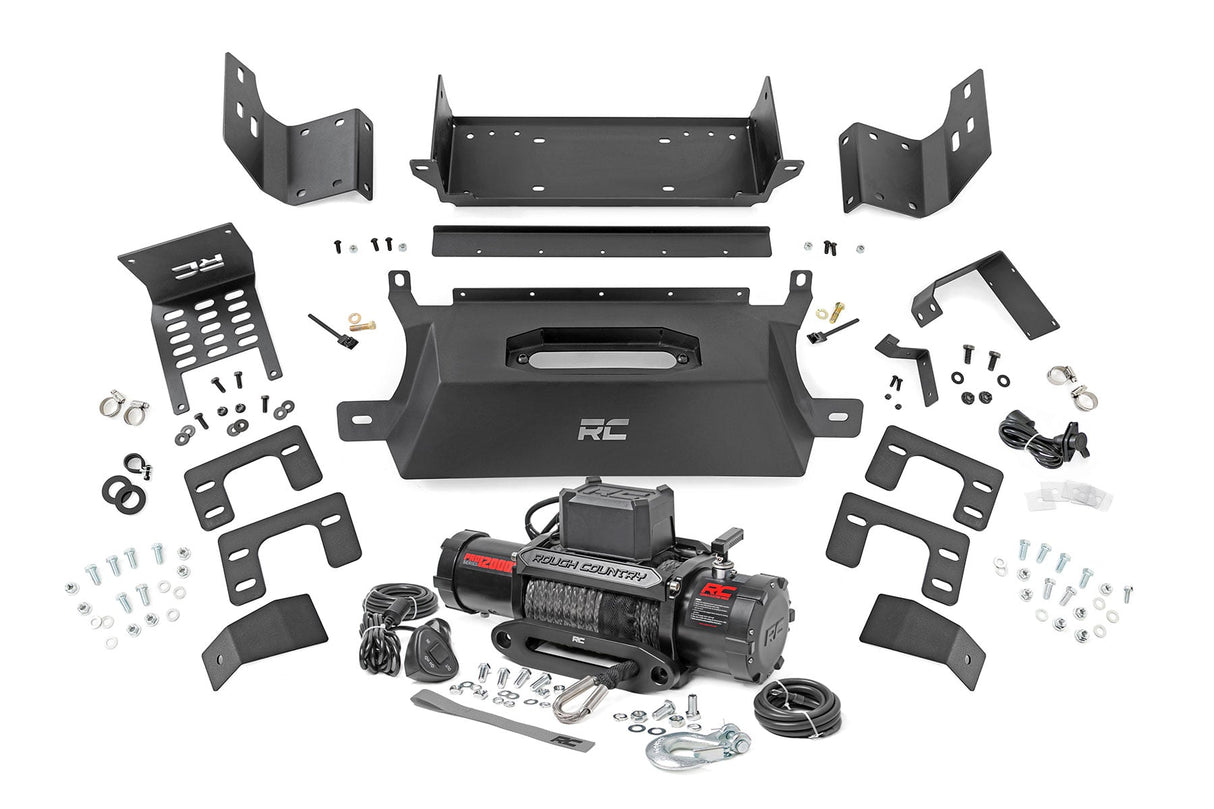 Rough Country Hidden Winch Mount Ford Bronco 4WD 2021-2026 51065