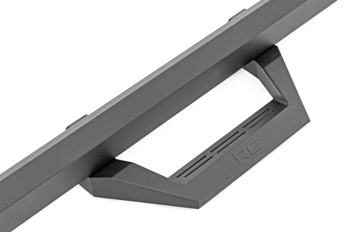 Rough Country SRX2 Adjustable Aluminum Side Steps 4-Door Ford Bronco 4WD 2021-2026 51029