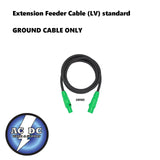 Extension Feeder Stage and lighting Cable 5 ft 4/0 GROUND (LV) standard 405A ACDCWIREANDSUPPLY