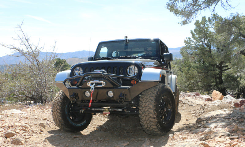 Pare-chocs avant de récupération pour Jeep Wrangler (JK) Rampage 2007-2018 - Noir