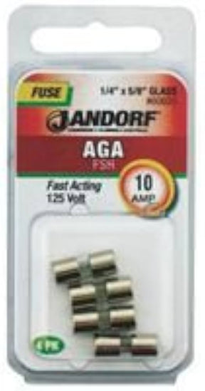 Jandorf Fast Acting 125 Volt 10 Amp Fuse #60620 Jandorf