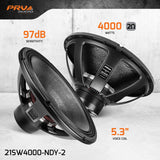 PRV 21SW4000-NDY-2 Subwoofer PRV Audio