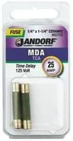 Jandorf Time Delay 250 Volt 25 Amp Fuse #60709 Jandorf