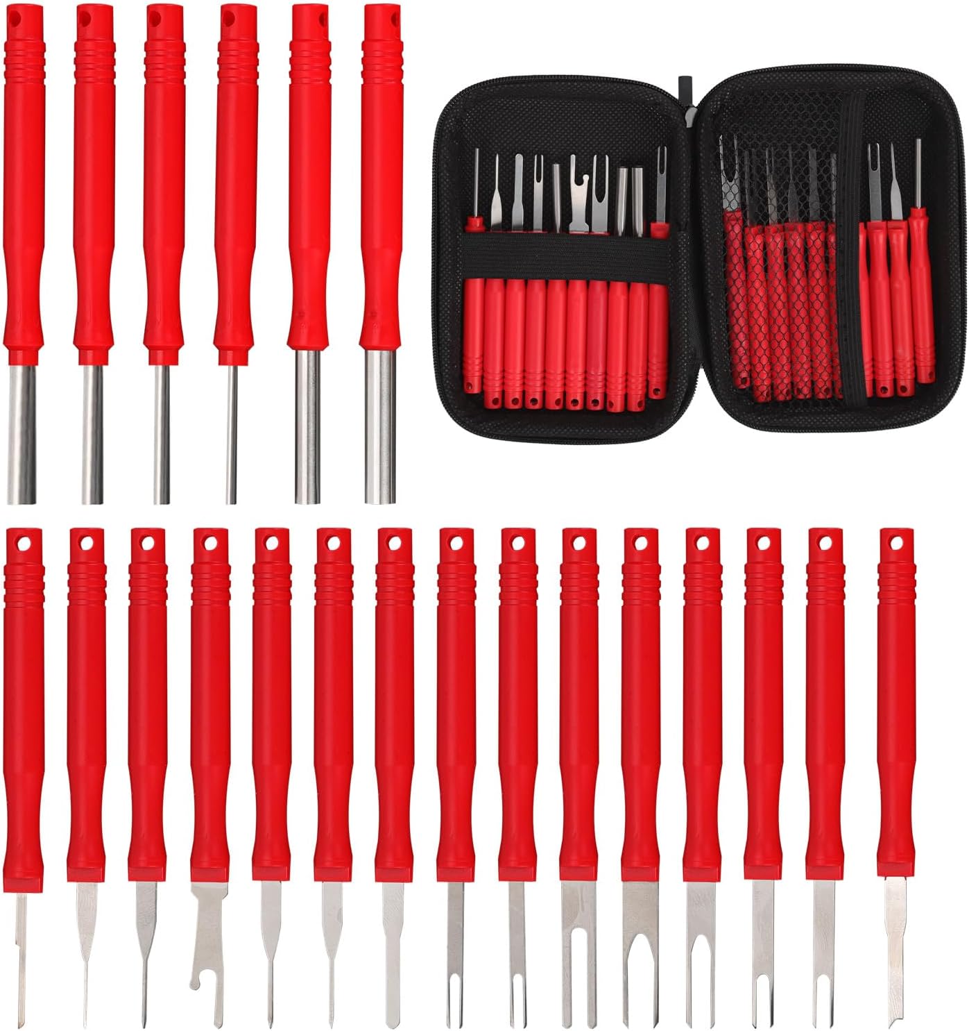 21pcs red terminal removal tool kit for car TekShack