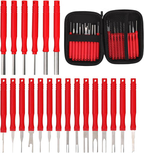 21pcs red terminal removal tool kit for car TekShack