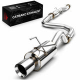 1992-1995 Honda Civic 1.5L 4 Inches Rolled Muffler Tip Racing Catback Exhaust System（3-Door Only）