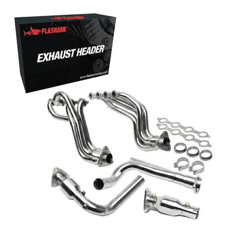 Long Tube Headers & Y-Pipe for 1999-2006 Chevy / GMC Silverado / Avalanche / Sierra 1500 4.8L / 5.3L / 6.0L Vortec with Optional Cold Air Intake