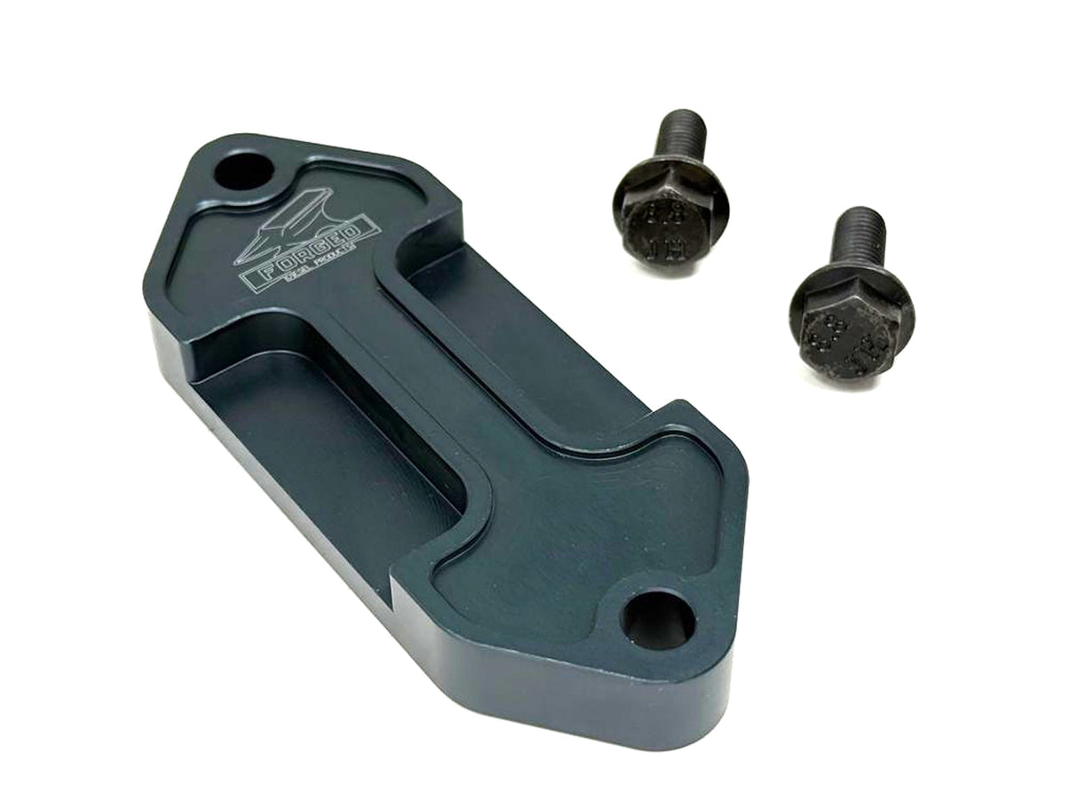 Forged Diesel Billet Coolant Block-Off Plate, 2001-2026 GM 6.6L Duramax LB7 LLY LBZ LMM LML L5P Forged Diesel