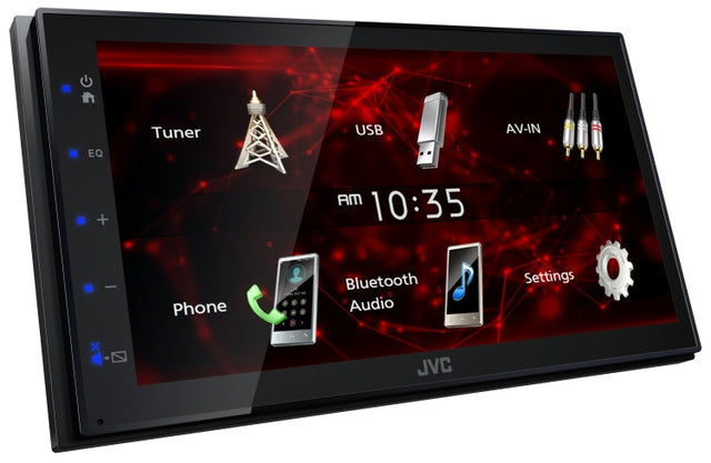 JVC KW-M180BT 6.8-Inch Digital Multimedia Receiver with Bluetooth & USB Mirroring JVC