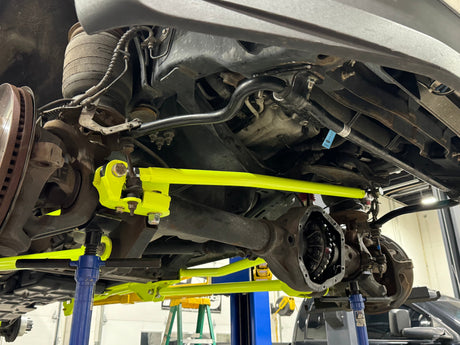 17-Current Ford Super Duty Stabilizer Axle Bracket Far From Stock
