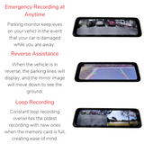 Stinger HD Backup Camera & Replacement Rearview Mirror with Full Screen Monitor Kit & Built-In DVR I '21- Current Ford Bronco