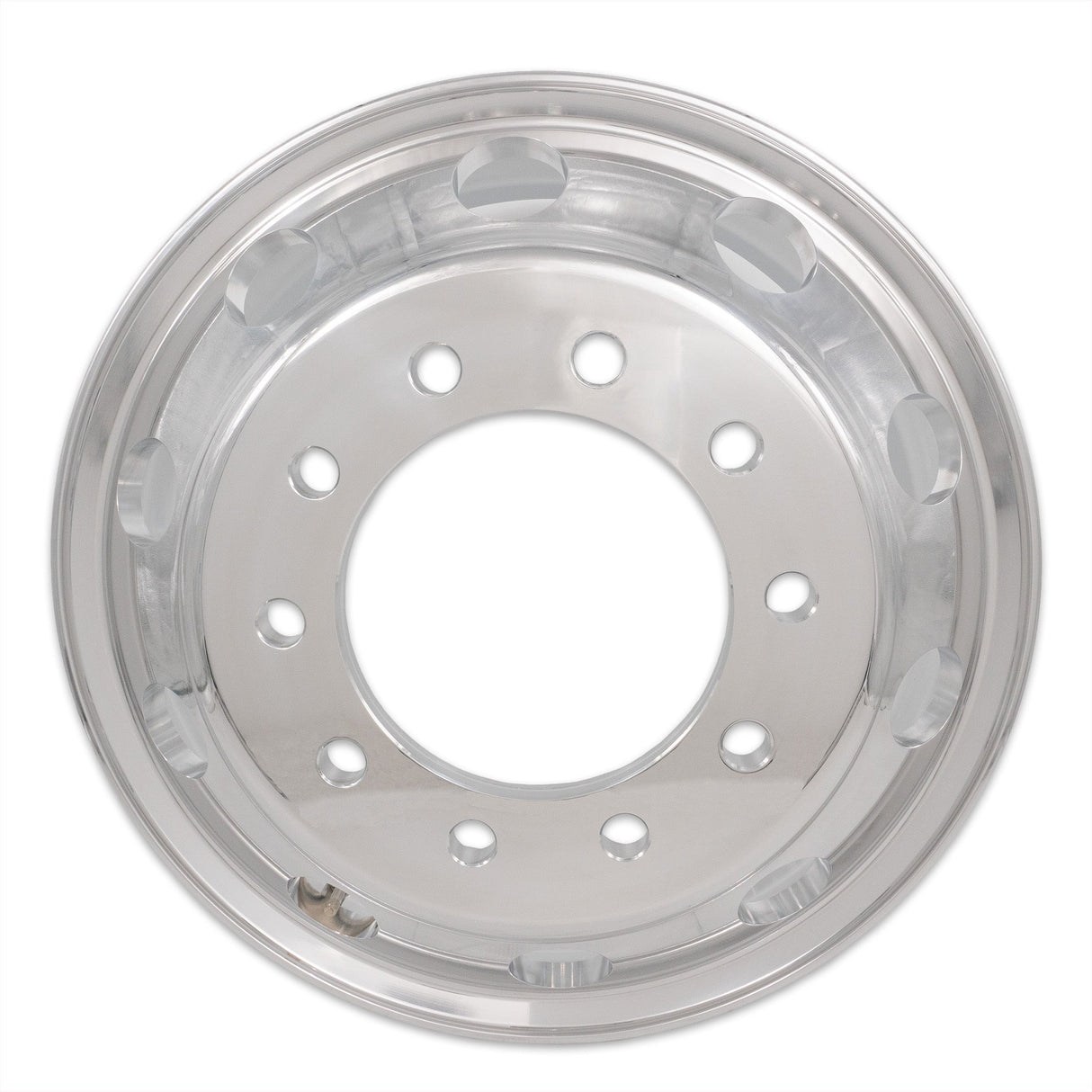 22.5x8.25 Truck Wheels Alcoa Style Forged Aluminum Rims Both-Side Polished Mirror Hub-Piloted