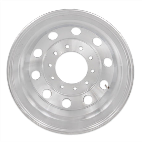 24.5x8.25 Truck Wheels 4pcs Forged Aluminum Rims Machined Bright
