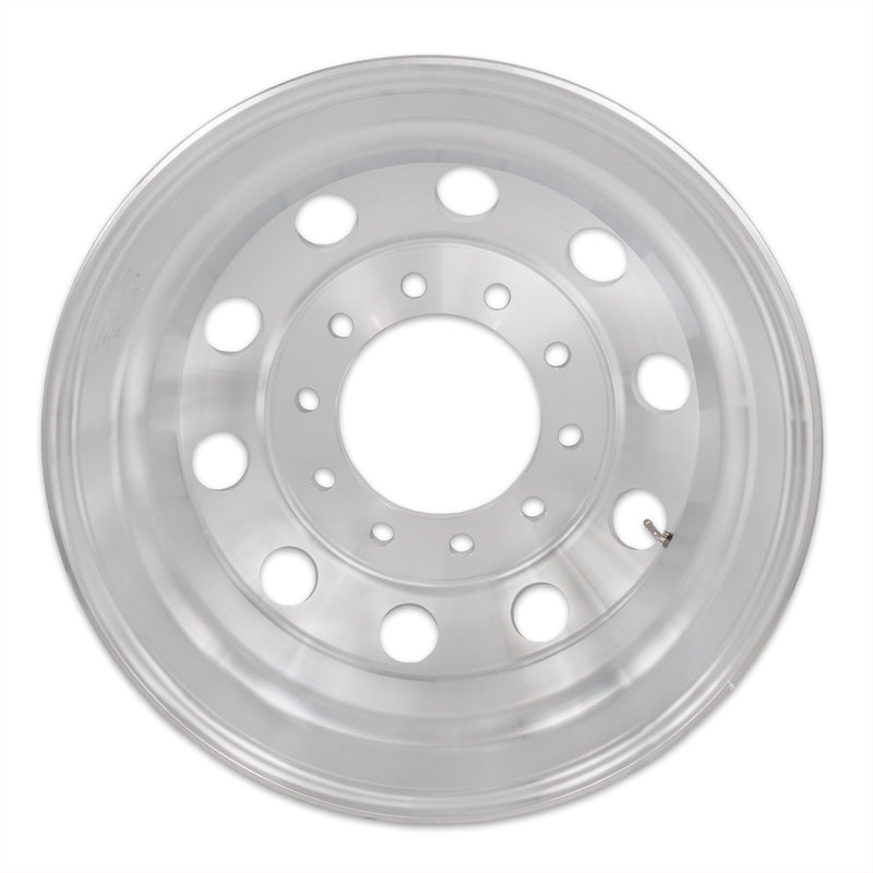24.5x8.25 Truck Wheels 4pcs Forged Aluminum Rims Machined Bright