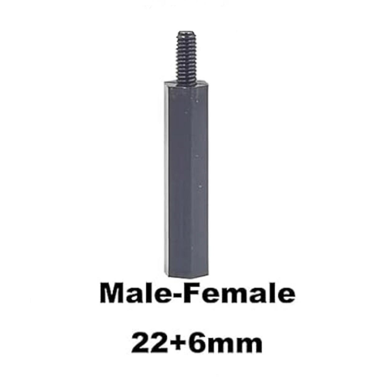 M2.5 Nylon Hex Standoffs Spacers Screws Nuts Flat washer TekShack
