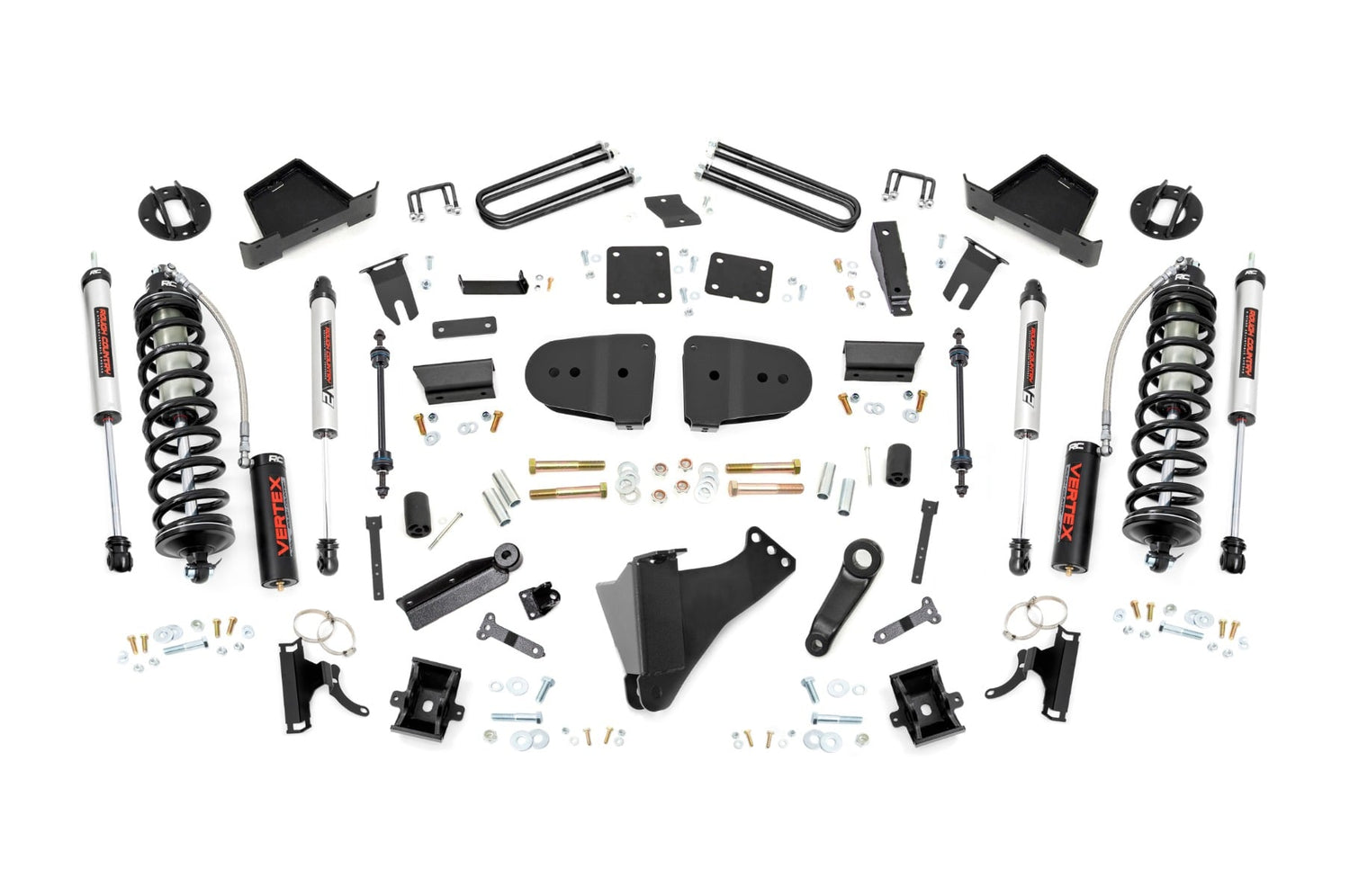 Rough Country 4.5 Inch Coilover Conversion Lift Kit Ford F-250/F-350 (2023-2026)