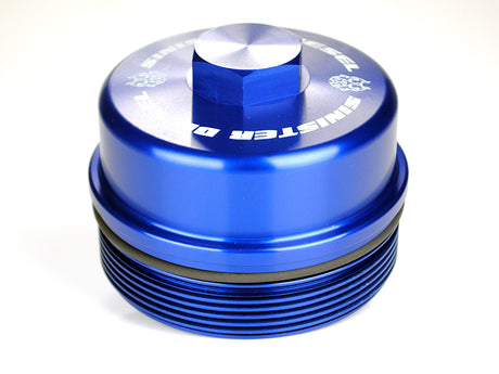 Kit de bouchon bleu billette Sinister Diesel 03-07 Ford 6.0L