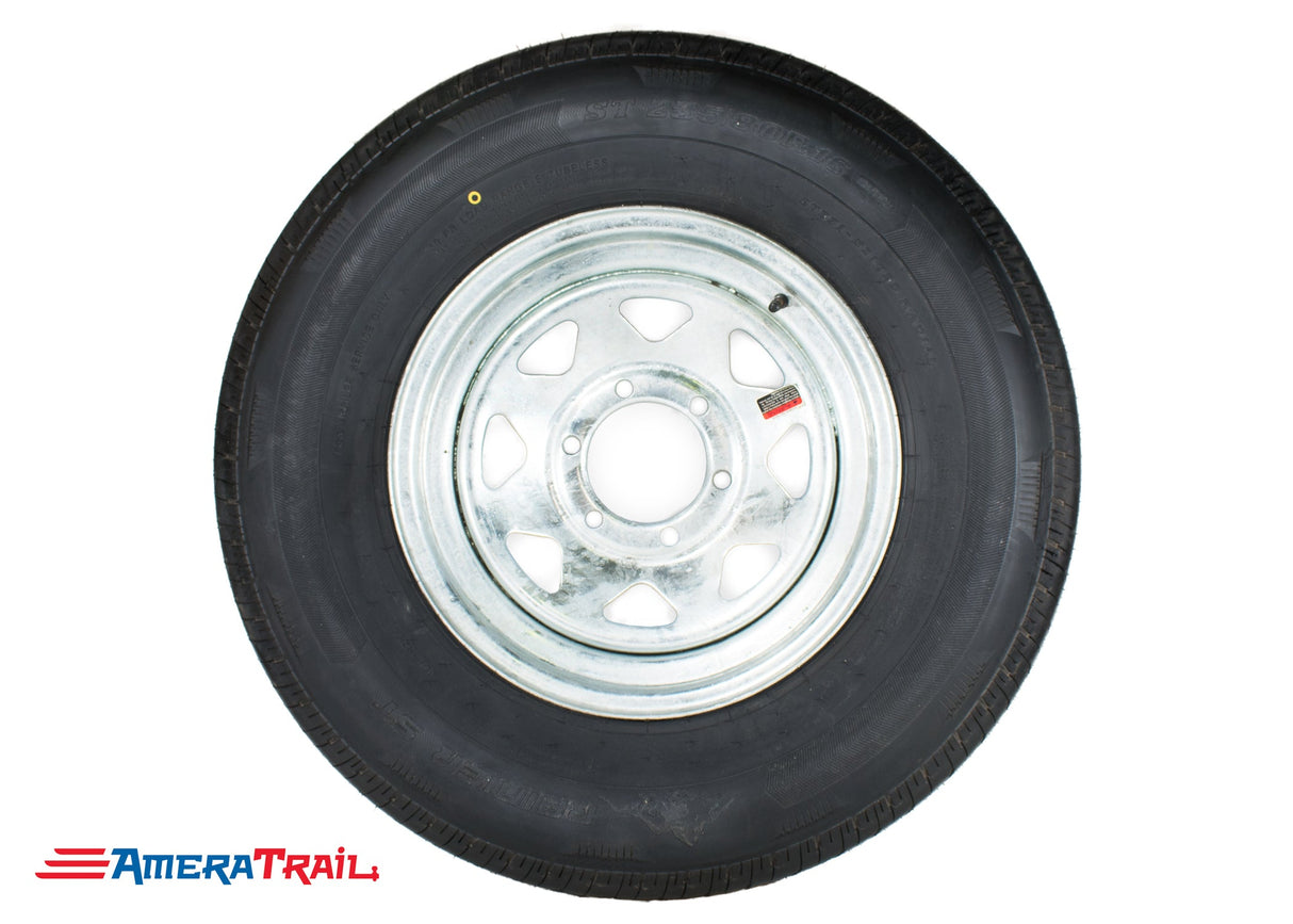 235 / 80 R 16 E Rainier on 6 Lug Galvanized Rim