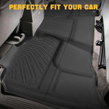 Trucktok 2007-2013 Silverado Sierra 1500 2500 Extend Cab All-Weather TPE Floor Mats TruckTok