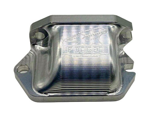 Forged Diesel Billet Engine Oil Cooler Adapter, 2001-2007, 2011-2019 GM 6.6L Duramax LB7 LLY LBZ LML L5P Forged Diesel