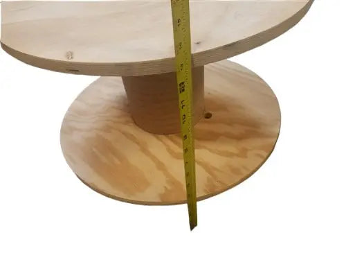 24" X 13 1/2 inch wood cable reel wooden wire spool AC/DC WIRE AND SUPPLY
