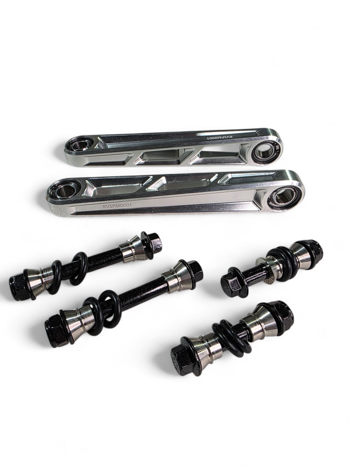 2024+ Can Am Maverick R Front Sway Bar Links Anodized (Clear) www.elektricoffroad.com
