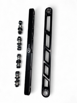 2024+ Can Am Maverick R Rear Sway Bar Links Anodized Black www.elektricoffroad.com