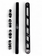 2024+ Can Am Maverick R Rear Sway Bar Links Anodized Black www.elektricoffroad.com
