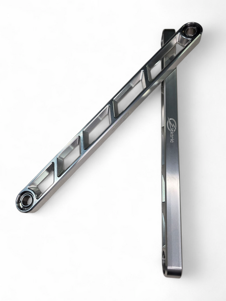 2024+ Can Am Maverick R Rear Sway Bar Links Anodized Clear www.elektricoffroad.com