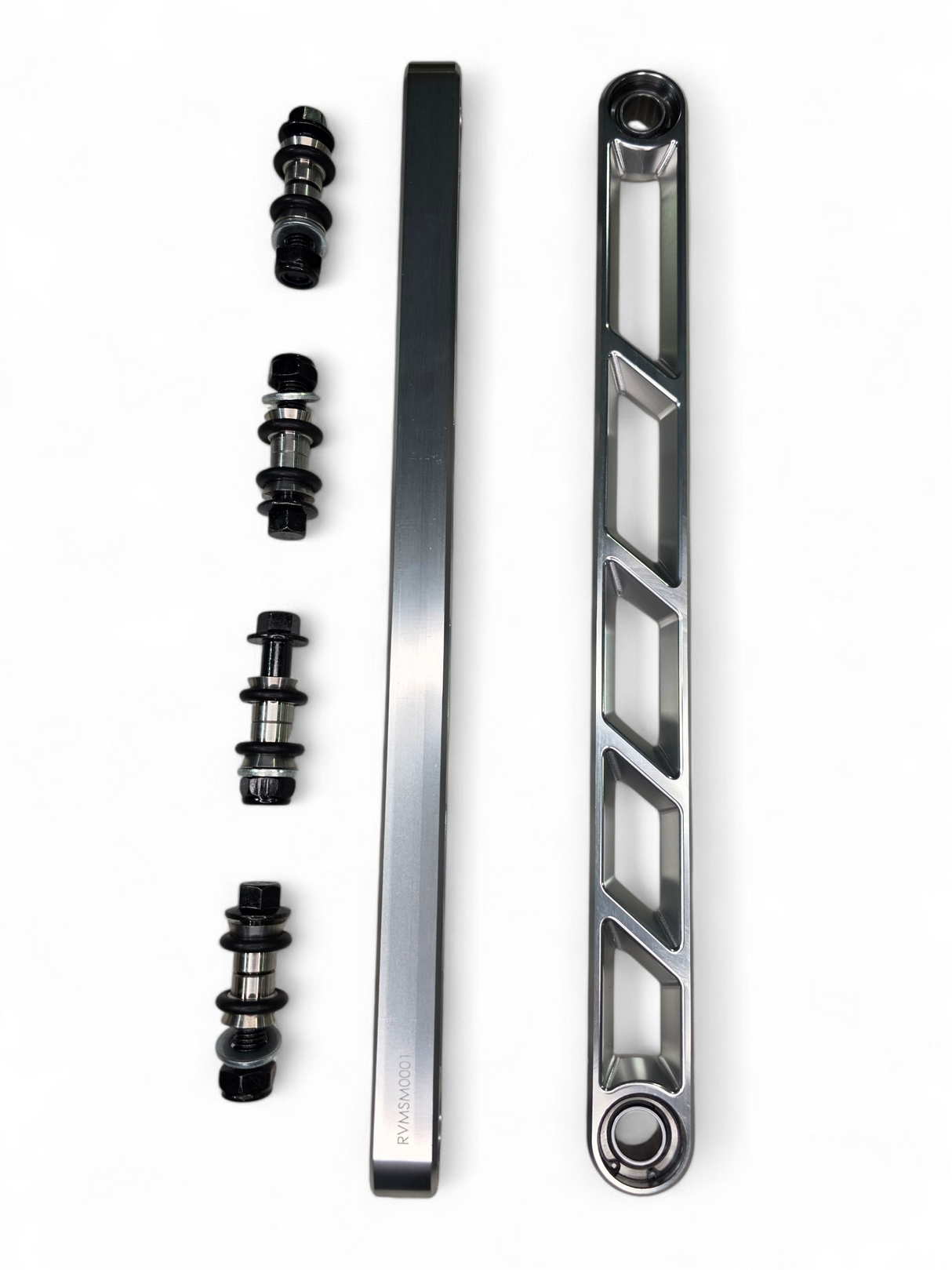 2024+ Can Am Maverick R Rear Sway Bar Links Anodized Clear www.elektricoffroad.com
