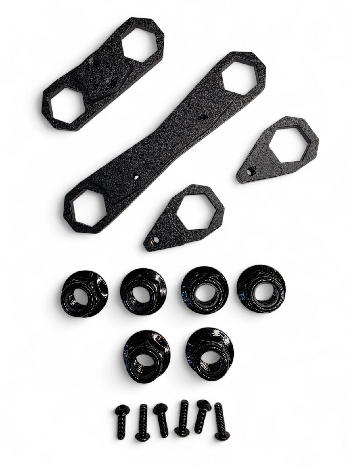 2024+ Can Am Maverick R Rear Link Nut Plate Kit www.elektricoffroad.com