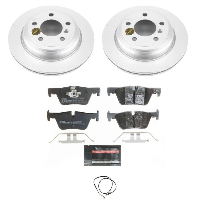 Power Stop 13-18 BMW 320i xDrive Rear Euro-Stop Brake Kit