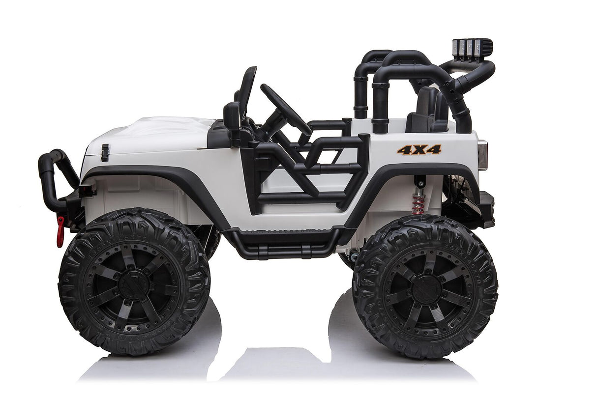 24V JEEP Double Drive Kids Ride-On Car with 200W*2 Motors and 12V9AH*2 Batteries - Parental Remote Control Included