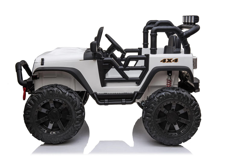24V JEEP Double Drive Kids Ride-On Car with 200W*2 Motors and 12V9AH*2 Batteries - Parental Remote Control Included